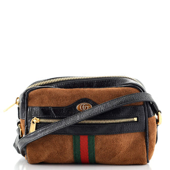 Gucci Ophidia Shoulder Bag Suede Mini