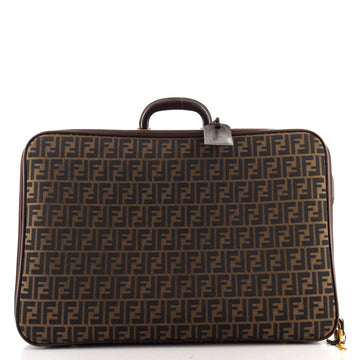 Fendi Vintage Handle Rolling Suitcase Zucca Canvas