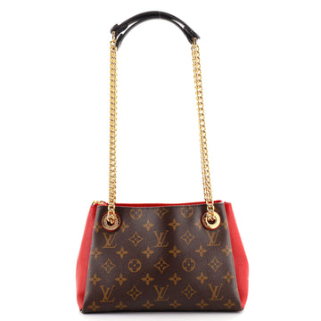 Louis Vuitton Surene Handbag Monogram Canvas with Leather BB