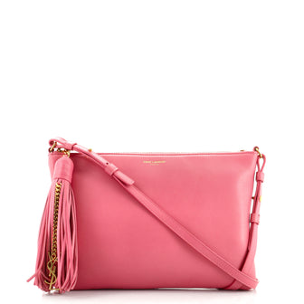 Saint Laurent Teen Monogram Crossbody Bag Leather