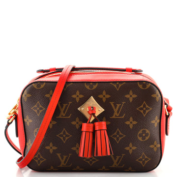 Louis Vuitton Saintonge Handbag Monogram Canvas with Leather