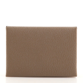 Hermes Calvi Duo Card Holder Chevre Mysore