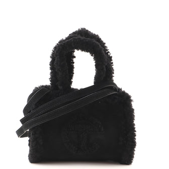 Telfar UGG Shopping Tote Suede with Shearling Small