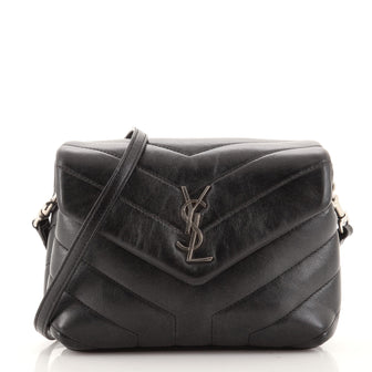 Saint Laurent LouLou Shoulder Bag Matelasse Chevron Leather Toy