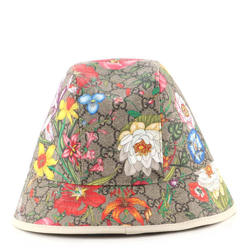 Gucci Bucket Hat Flora GG Coated Canvas