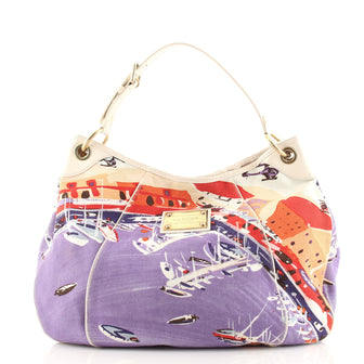 Louis Vuitton Galliera Handbag Riviera Cruise Canvas GM