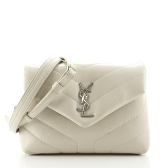 Saint Laurent LouLou Shoulder Bag Matelasse Chevron Leather Toy