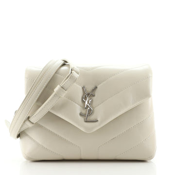 Saint Laurent LouLou Shoulder Bag Matelasse Chevron Leather Toy