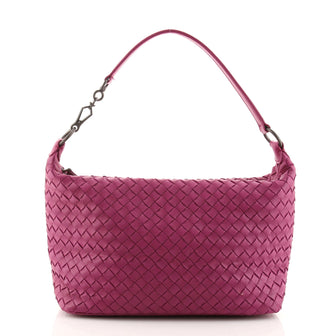 Bottega Veneta Zip Hobo Intrecciato Nappa Small