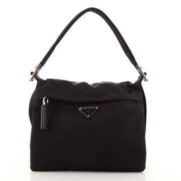 Prada Front Zip Messenger Bag Tessuto Medium