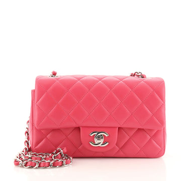 Chanel Classic Single Flap Bag Quilted Lambskin Mini