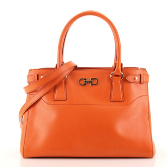 Salvatore Ferragamo Beky Tote Saffiano Leather Medium