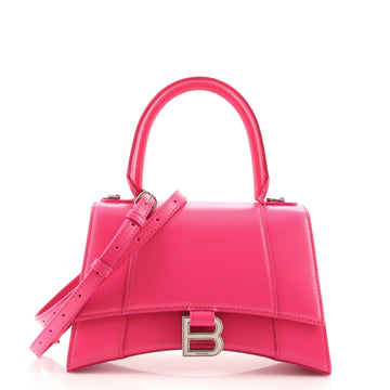 Balenciaga Hourglass Top Handle Bag Leather Small