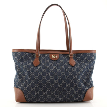 Gucci Ophidia Shopping Tote GG Denim Medium