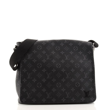 Louis Vuitton District Messenger Bag Monogram Eclipse Canvas MM