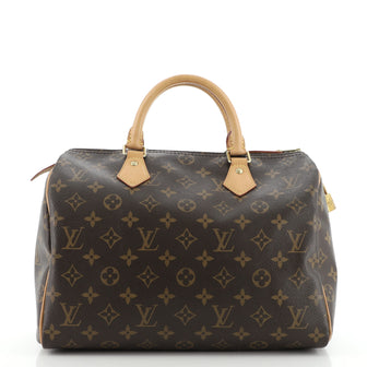 Louis Vuitton Speedy Handbag Monogram Canvas 30