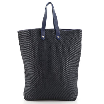 Hermes Ahmedabad Tote Woven Leather and Canvas GM