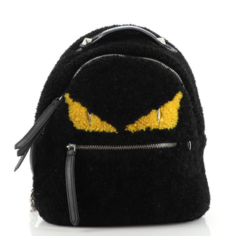 Fendi Monster Backpack Shearling Mini