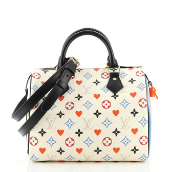 Louis Vuitton Speedy Bandouliere Bag Limited Edition Game On Multicolor Monogram 25