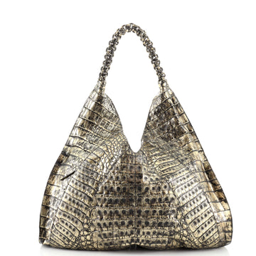 Nancy Gonzalez Ginny Hobo Crocodile Medium