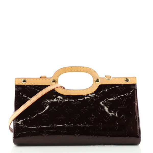 Louis Vuitton Red Monogram Vernis Roxbury Drive Bag | The ReLux