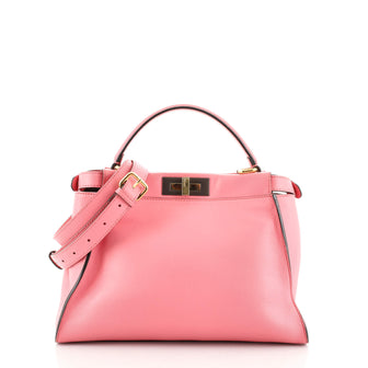 Fendi Peekaboo Bag Rigid Leather Regular