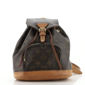 Louis Vuitton Vintage Montsouris Backpack Monogram Canvas PM