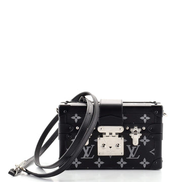 Louis Vuitton Petite Malle Handbag Limited Edition Reflective Monogram Canvas