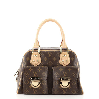 Louis Vuitton Manhattan Handbag Monogram Canvas PM