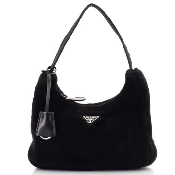 Prada Re-Edition 2000 Hobo Shearling Mini