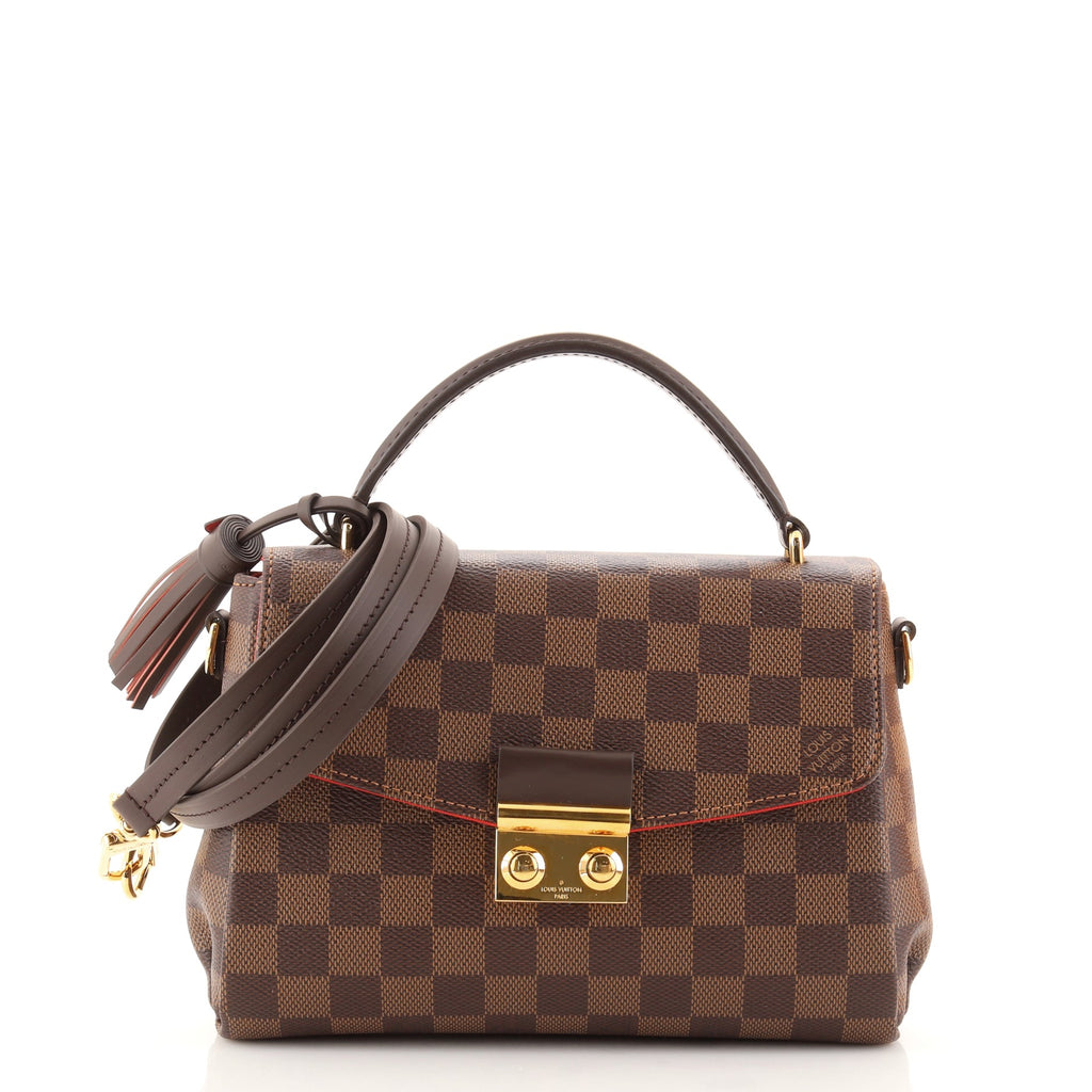 Croisette leather handbag Louis Vuitton Brown in Leather - 36511432