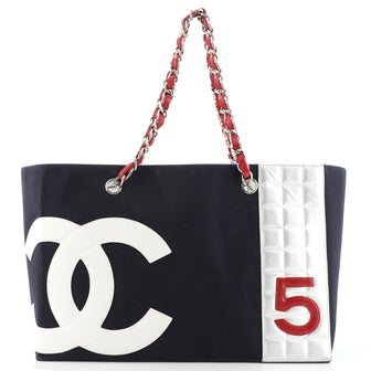 Chanel No.5 Tote Canvas and Leather Medium