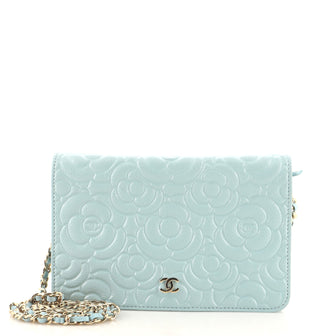 Chanel Wallet on Chain Camellia Caviar
