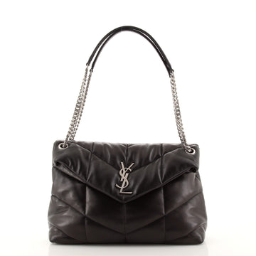 Saint Laurent LouLou Puffer Shoulder Bag Quilted Leather Medium