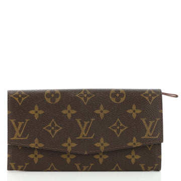 Louis Vuitton Vintage Envelope Flap Wallet Monogram Canvas