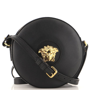 Versace La Medusa Round Camera Bag Leather Small