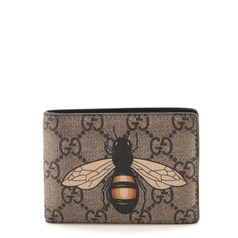 Gucci Bifold Wallet	 Printed GG Coated Canvas