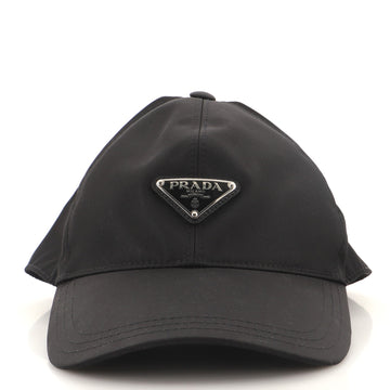 Prada Logo Baseball Cap Tessuto