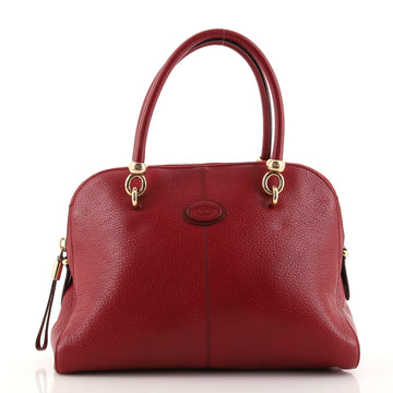 Tod's Sella Bugatti Convertible Satchel Leather Small