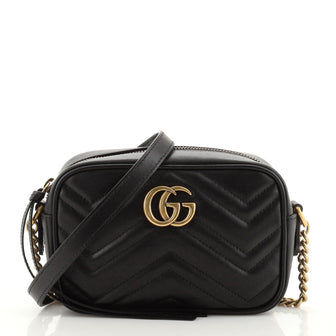 Gucci GG Marmont Shoulder Bag Matelasse Leather Mini