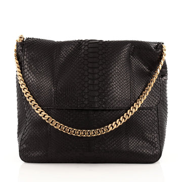 Celine Gourmette Shoulder Bag Python Large