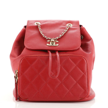 Chanel Business Affinity Backpack Caviar Small
