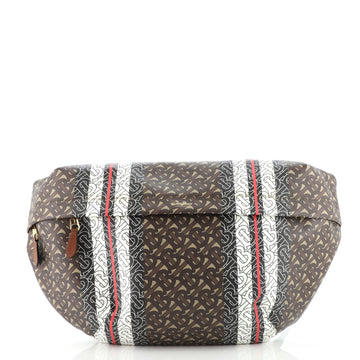 Burberry Sonny Belt Bag Monogram E-Canvas XL