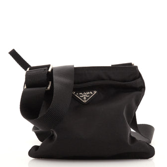 Prada Front Pocket Messenger Bag Tessuto Small
