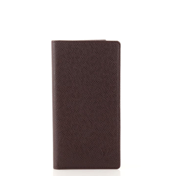 Louis Vuitton Credit Card Wallet Taiga Leather Long