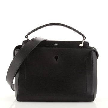 Fendi DotCom Convertible Satchel Leather Medium