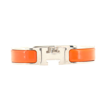 Hermes Clic H Bracelet Enamel Narrow