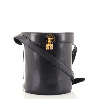 Celine Charm Vintage Bucket Bag Leather