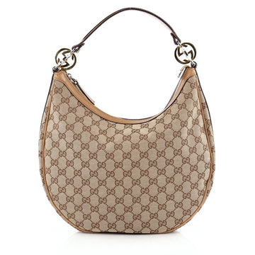 Gucci Twins Hobo GG Canvas Medium