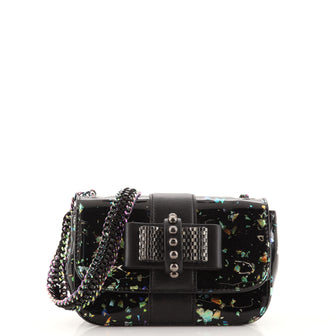 Christian Louboutin Sweet Charity Crossbody Bag Iridescent Patent Mini